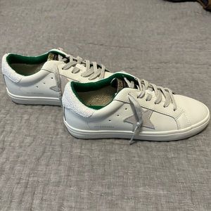NEVER WORN!!! Still in the box White with green accent Vintage Havana sneakers